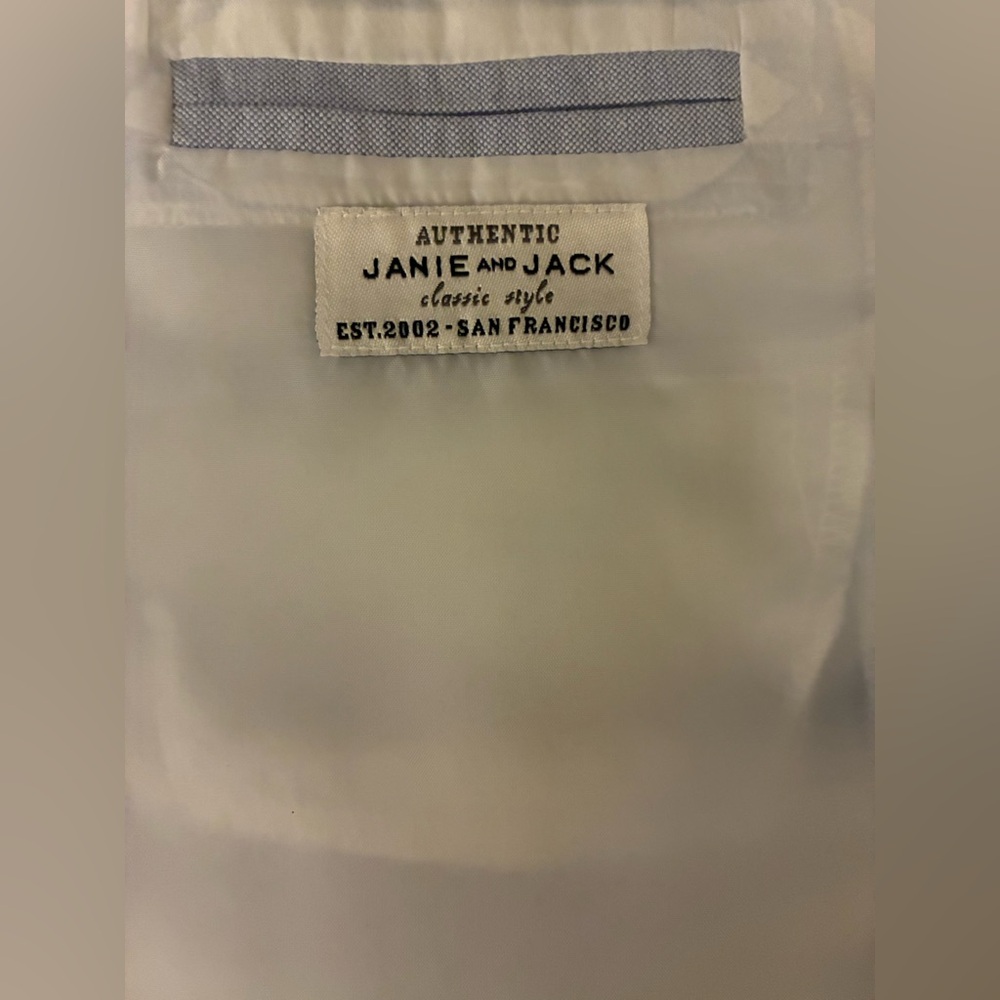 NWT- Janie and Jack Sky Oxford Suit Vest - Picture 6 of 7